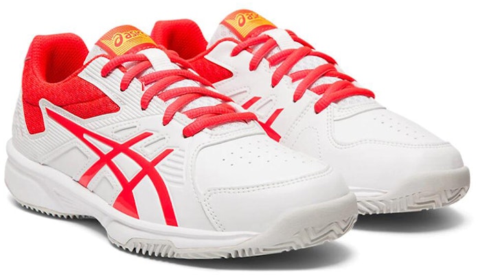 (Youth) ASICS Court Slide Clay 'White Red' 1044A006-101 Shop (Youth) ASICS Court Slide Clay 'White Red' 1044A006-101