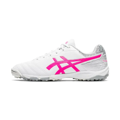 (Youth) ASICS DS Light JR TF Turf K White/Pink