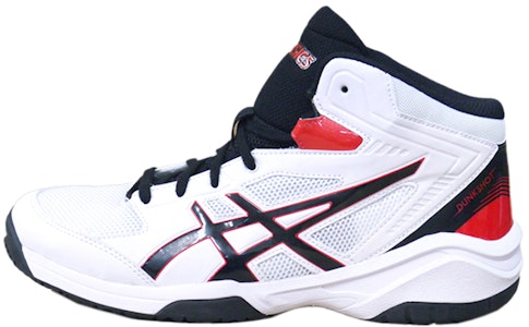 兒童 Asics Dunkshot Mb 8 緩震復古 防滑 中幫 兒童籃球鞋 白藍紅 Buy 兒童 Asics Dunkshot Mb 8 緩震復古 防滑 中幫 兒童籃球鞋 白藍紅