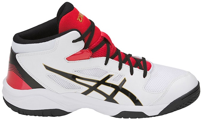 (PS) ASICS Dunkshot MB 8 Mid 'Putih Hitam Merah' TBF139-100 Order (PS) ASICS Dunkshot MB 8 Mid 'Putih Hitam Merah' TBF139-100