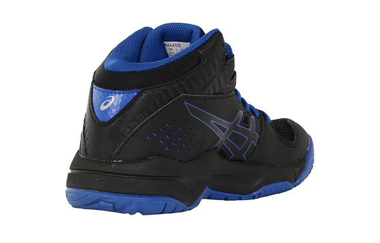 Shop (Preschool) ASICS Dunkshot MB 9 Mid 'Black Blue' 1064A012-002