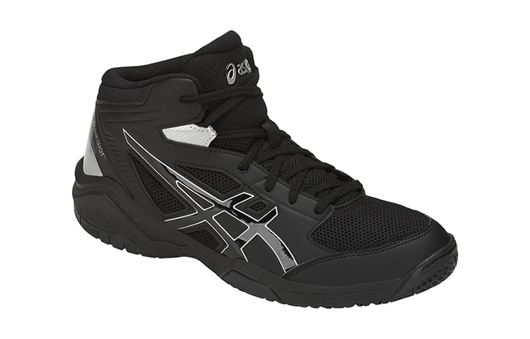 Shop (Preschool) ASICS Dunkshot MB 'Black Patchwork' TBF139-9090