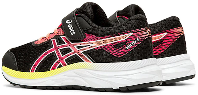 (Preschool) ASICS Excite 6 /Pink/Red 'Black' 1014A094-002 Shop (Preschool) ASICS Excite 6 /Pink/Red 'Black' 1014A094-002