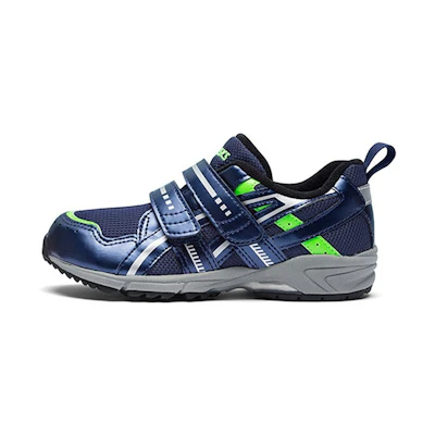 (PS) ASICS GD RNNR Mini MG 3 'Blue Green Velcro'