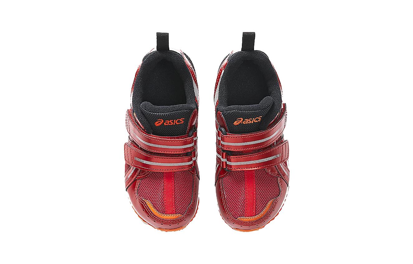 Lookbook 中童Asics GD Runner Mini MG 4 防滑減震低筒兒童跑步鞋 紅橙色