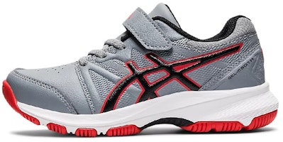 (Preschool) ASICS Gel-550TR 'Grey Red Velcro' 1134A014-021 (Preschool) ASICS Gel-550TR 'Grey Red Velcro' 1134A014-021