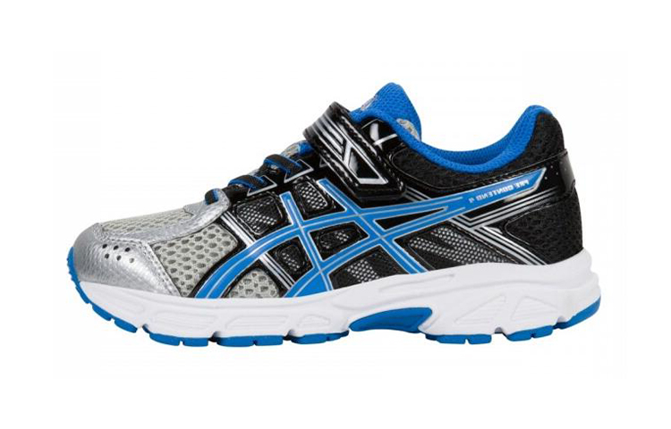 Buy 中童亞瑟士Gel-Contend 4低筒兒童跑步鞋黑藍