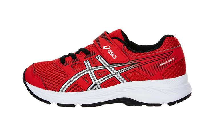 (Preschool) ASICS Gel-Contend 5 Red/Slivery 1014A048-601