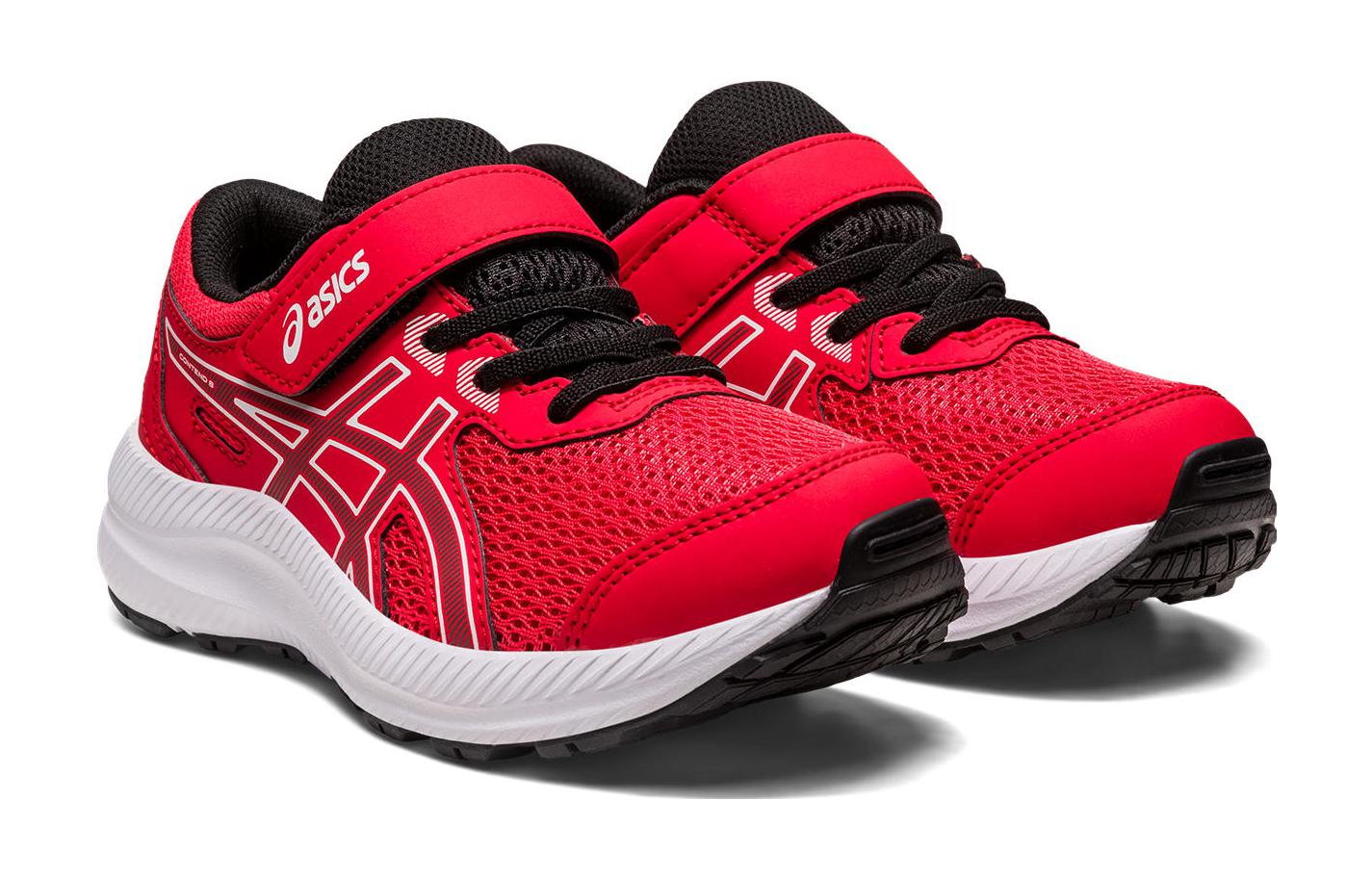 Lookbook 兒童 Asics Gel-Contend 8 運動 防水 低幫 兒童跑步鞋 紅色