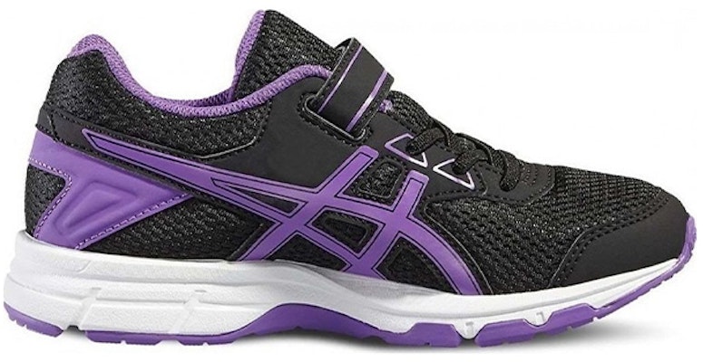 中童 Asics Gel-Galaxy 9 魔術貼 防滑耐磨 低筒 兒童跑步鞋 黑紫 Order 中童 Asics Gel-Galaxy 9 魔術貼 防滑耐磨 低筒 兒童跑步鞋 黑紫