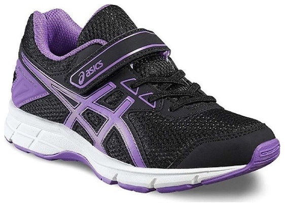 中童 Asics Gel-Galaxy 9 魔術貼 防滑耐磨 低筒 兒童跑步鞋 黑紫 Lookbook 中童 Asics Gel-Galaxy 9 魔術貼 防滑耐磨 低筒 兒童跑步鞋 黑紫