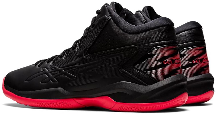 兒童 Asics GEL-IMPROVE 2 舒適 防滑耐磨 中筒 兒童跑步鞋 黑紅色 Shop 兒童 Asics GEL-IMPROVE 2 舒適 防滑耐磨 中筒 兒童跑步鞋 黑紅色