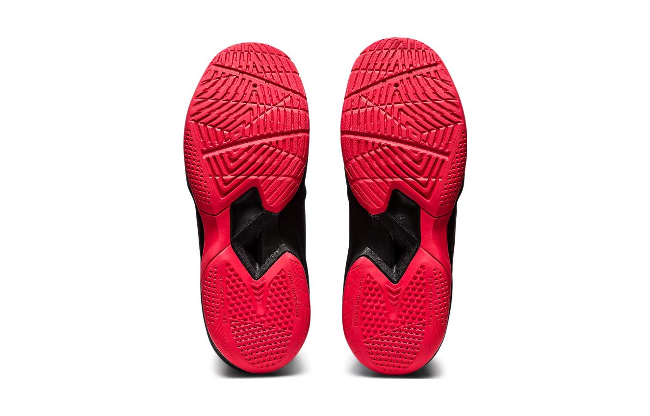 Sizing 兒童 Asics GEL-IMPROVE 2 舒適 防滑耐磨 中筒 兒童跑步鞋 黑紅色