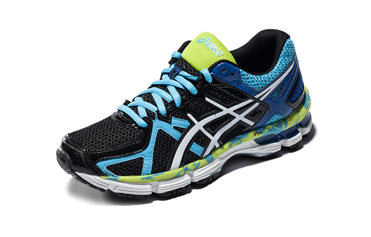 Order 中童 亞瑟士 Gel-Kayano 21 低幫耐磨跑步鞋 黑藍