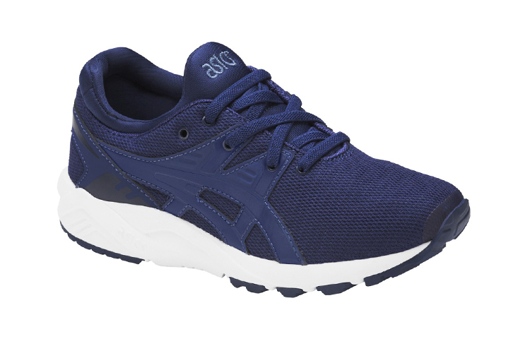 Lookbook 中童 亞瑟士 Gel-Kayano Trainer Evo 耐磨防滑減震 低幫運動鞋 藍白