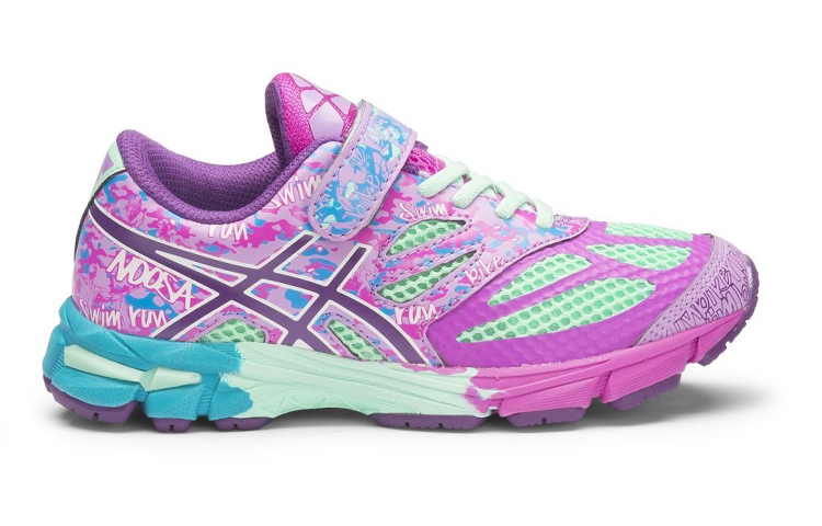 Order 中童 Asics Gel-Noosa Tri 10 防滑減震運動跑步鞋 紫粉色