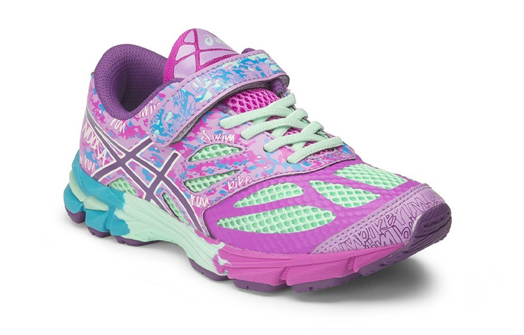 Lookbook 中童 Asics Gel-Noosa Tri 10 防滑減震運動跑步鞋 紫粉色