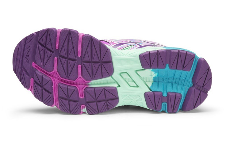Shop 中童 Asics Gel-Noosa Tri 10 防滑減震運動跑步鞋 紫粉色