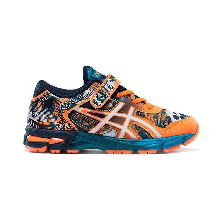 Order 中童 Asics Gel-Noosa Tri 11 魔術貼 耐磨防滑 低筒運動鞋 橙白