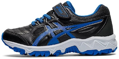 (Preschool) ASICS Gel-Trigger 12 TX 'Black Blue Velcro' 1134A006-002 (Preschool) ASICS Gel-Trigger 12 TX 'Black Blue Velcro' 1134A006-002