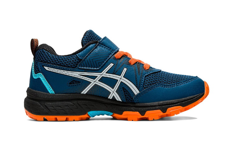 Order 中童 Asics Gel-Venture 8 耐磨防滑跑步鞋 深藍