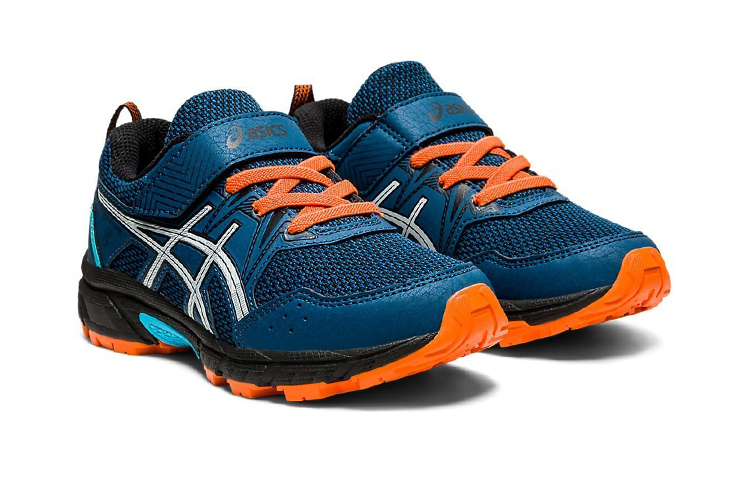 Lookbook 中童 Asics Gel-Venture 8 耐磨防滑跑步鞋 深藍