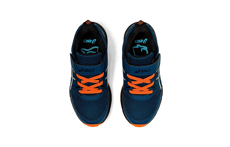 Shop 中童 Asics Gel-Venture 8 耐磨防滑跑步鞋 深藍