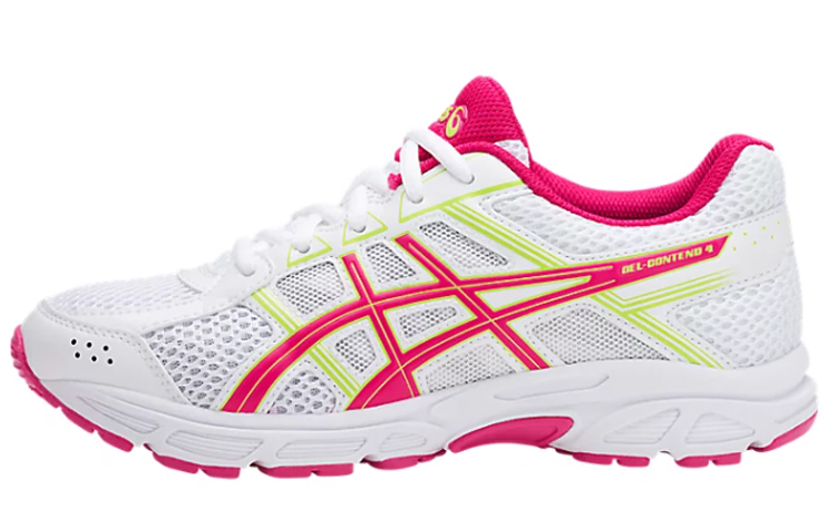 Buy (JR) ASICS Gel-Contend 4 'Blanco Rojo' C707N-0117