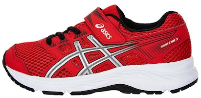 (Preschool) ASICS Gel-Contend 5 Red/Slivery 1014A048-601 (Preschool) ASICS Gel-Contend 5 Red/Slivery 1014A048-601