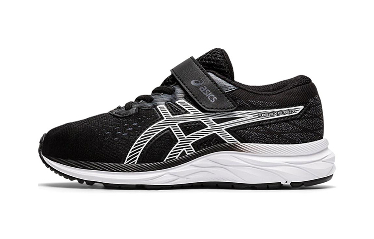 (Preschool) ASICS Gel Excite 7 'Black White' 1014A101-001