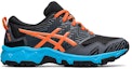 Order (JR) ASICS Gel-Fuji Trabuco 8 Hitam/Biru/Jingga 1014A137-004
