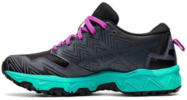 (Youth) ASICS Gel-Fuji Trabuco 8 Black/Green/Purple 1014A137-003 (Youth) ASICS Gel-Fuji Trabuco 8 Black/Green/Purple 1014A137-003