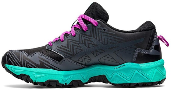 (JR) ASICS Gel-Fuji Trabuco 8 Hitam/Hijau/Ungu 1014A137-003 Buy (JR) ASICS Gel-Fuji Trabuco 8 Hitam/Hijau/Ungu 1014A137-003