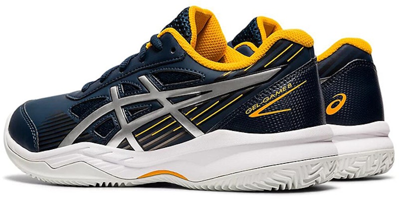 (Youth) ASICS Gel-Game 8 Clay OC 'Dark Blue Silver' 1044A024-400 Shop (Youth) ASICS Gel-Game 8 Clay OC 'Dark Blue Silver' 1044A024-400