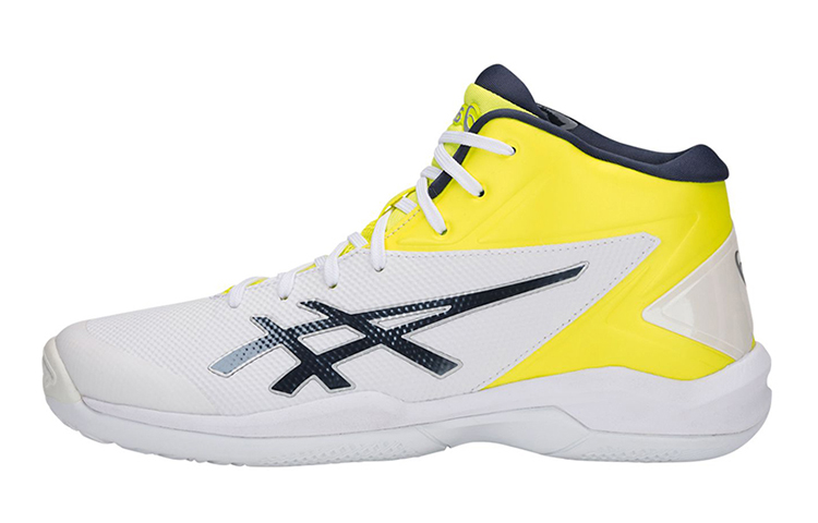(Preschool) ASICS Gel Primeshot SP4 'White Yellow' TBF140-108