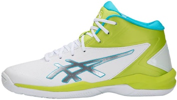 (Preschool) ASICS Gel Primeshot SP4 Mid 'White Green' TBF140-0189 (Preschool) ASICS Gel Primeshot SP4 Mid 'White Green' TBF140-0189