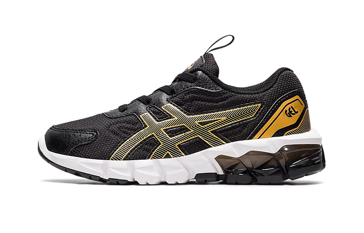(Preschool) ASICS Gel Quantum 90 3 BlackGolden 'Black Gold' 1204A004-002