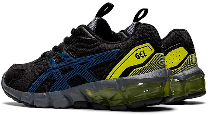 中童 Asics Gel-Quantum 90 舒適 耐用 低筒 兒童跑步鞋 黑藍 Shop 中童 Asics Gel-Quantum 90 舒適 耐用 低筒 兒童跑步鞋 黑藍
