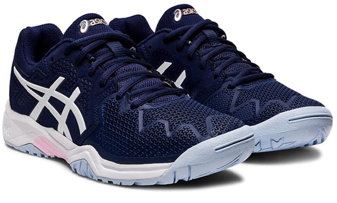(JR) ASICS Gel-resolution 8 'Biru Putih' 1044A018-401 Lookbook (JR) ASICS Gel-resolution 8 'Biru Putih' 1044A018-401