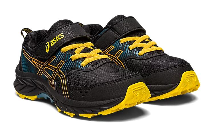 Lookbook （幼兒園）ASICS Gel Venture 9 '黑色沙塵暴' 1014A277-001