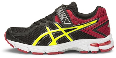 (Preschool) ASICS GT-1000 4 'Black Red Yellow' C556N-9007 (Preschool) ASICS GT-1000 4 'Black Red Yellow' C556N-9007