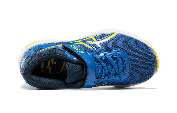 Lookbook (PS) アシックス GT-1000 6 ブルーイエロー C741N-4504