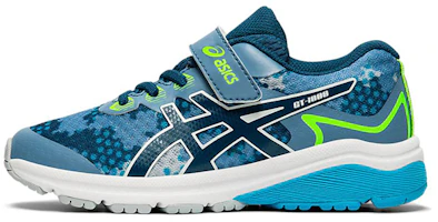 (Preschool) ASICS Gt-1000 8 /Green 'Blue' 1014A091-400 (Preschool) ASICS Gt-1000 8 /Green 'Blue' 1014A091-400