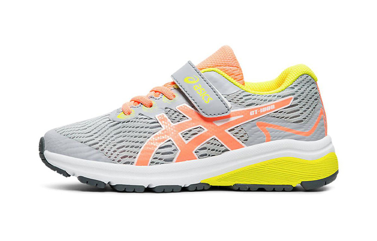 (Preschool) ASICS Gt-1000 8 Grey/Yellow/Pink 1014A067-020