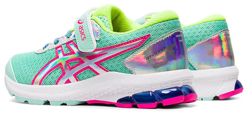 (PS) ASICS GT-1000 9 Verde/Rosa 1014A125-300 Shop (PS) ASICS GT-1000 9 Verde/Rosa 1014A125-300