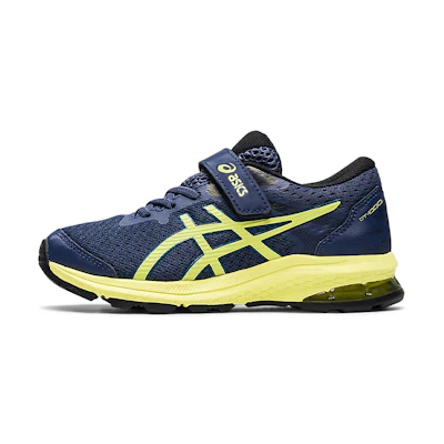 (PS) ASICS GT 1000 10 'Storm Blue Glow Yellow'
