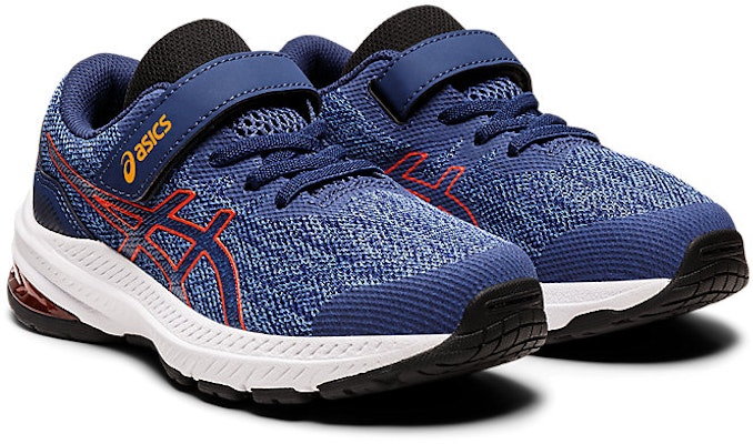(PS) ASICS GT 1000 11 PS 'Azure Deep Ocean' Kasut Kanak-Kanak 1014A238-404 Lookbook (PS) ASICS GT 1000 11 PS 'Azure Deep Ocean' Kasut Kanak-Kanak 1014A238-404