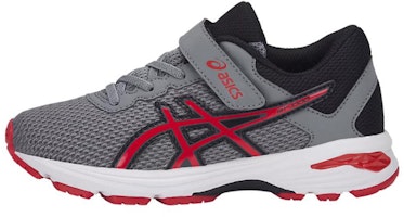 (Preschool) ASICS GT-1000 6 K /Red 'Grey' C741N-1123 (Preschool) ASICS GT-1000 6 K /Red 'Grey' C741N-1123