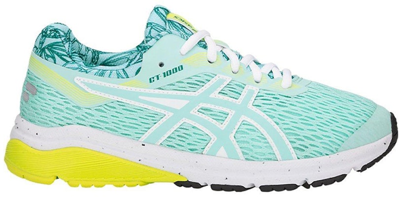Asics GT-1000 7 (GS) 輕便透氣反彈 低筒慢跑鞋 綠黃 Order Asics GT-1000 7 (GS) 輕便透氣反彈 低筒慢跑鞋 綠黃