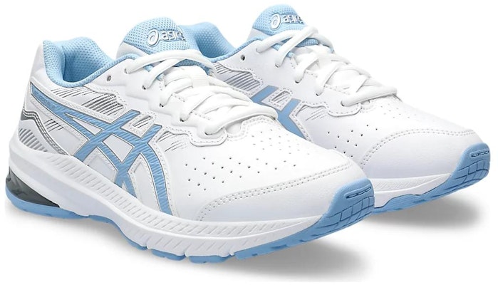 大童 Asics GT-1000 Leather 2 舒適 耐磨透氣 低筒 兒童跑步鞋 白藍色 Lookbook 大童 Asics GT-1000 Leather 2 舒適 耐磨透氣 低筒 兒童跑步鞋 白藍色
